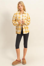 Collared Plaid Shacket