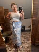 Periwinkle Boho Wrap Skirt