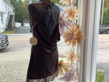 sexy satin dress with lace detail