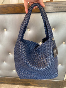 BC WOVEN NAVY BAG