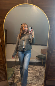 Chunky Knit Cardigan Sweater