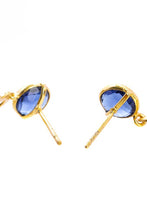 Clover Drop Gemstone Earrings