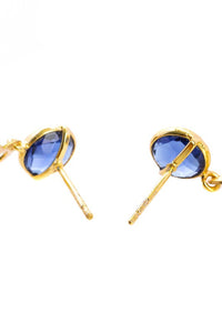 Clover Drop Gemstone Earrings