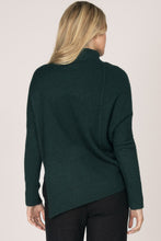 Asymmetrical Hem Sweater in Balsam