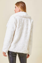 Big Lapel collar faux fur jacket