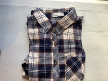 blue plaid flannel