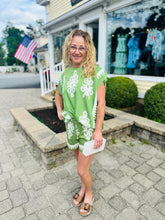 BORDER PONCHO STYLE TOP
