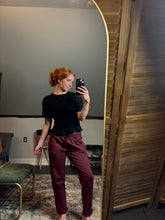 Pull On Jogger -Wine
