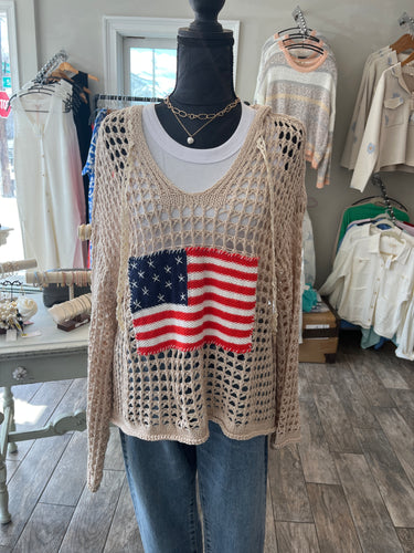 American Dream Crochet Top