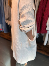 cable knit coat