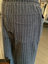 Pinstripe sweat pants