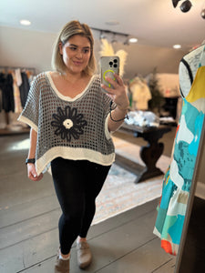 Daisy Knit Sweater