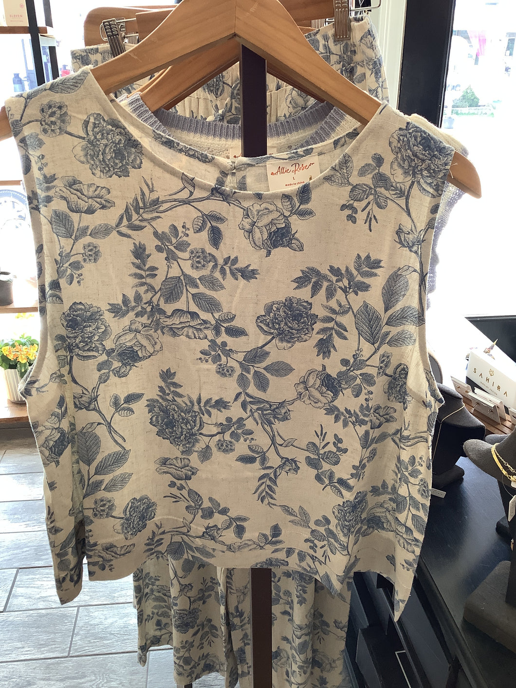 Blue Blossom Top