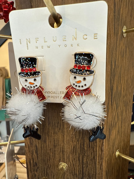 SNOWMAN EARRINGS