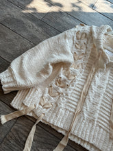 Cream Knit Hoodie