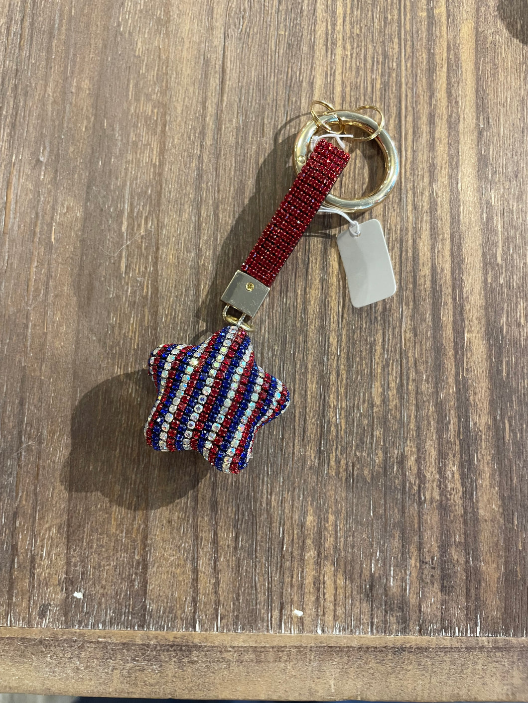 American Flag Keychain