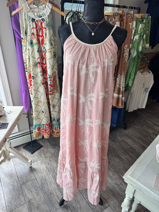 Palm Beach Maxi Dress   Blush