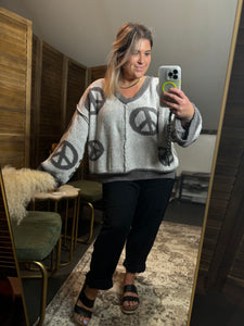 Oversized Peace Sweater