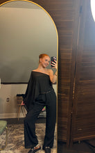 mid waisted chiffon pants