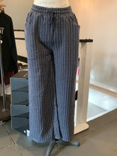 Pinstripe sweat pants