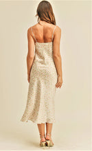 Cream Multi, Leopard Print, Midi Slip Dress