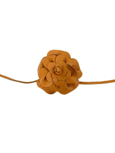 LEATHER FLOWER BELT