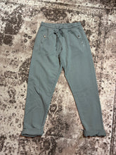 Pull on Zipper Jogger-Olive