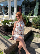Beach Print Mini Dress