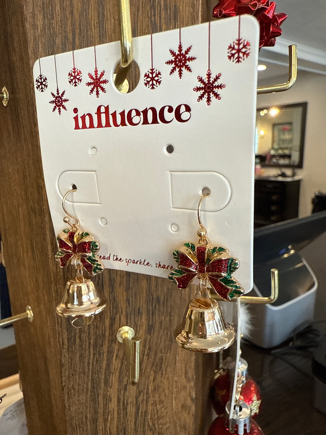 BOW AND BELL EARRINGS