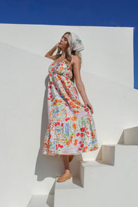 Floral slip dress