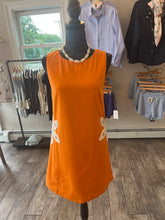 Orange Embellished Minidress
