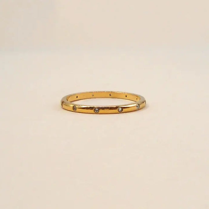 CZ BAND RING