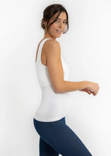 Built-in-Bra Tank in Ivory