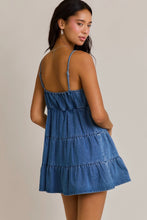 Tiered Denim Dress