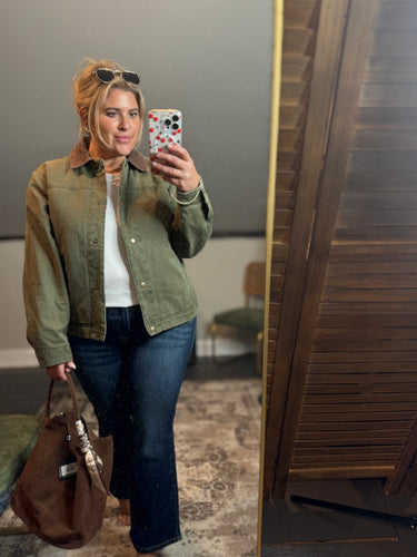 Cotton Button up Jacket