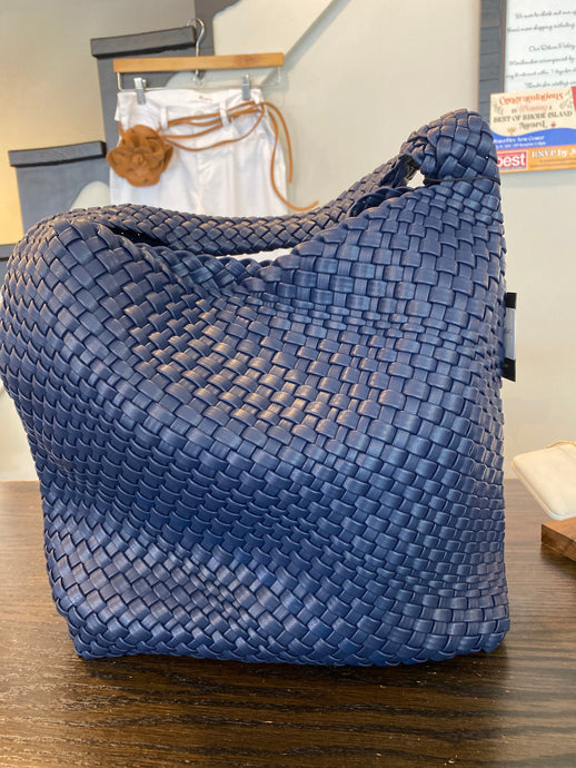 BC WOVEN NAVY BAG