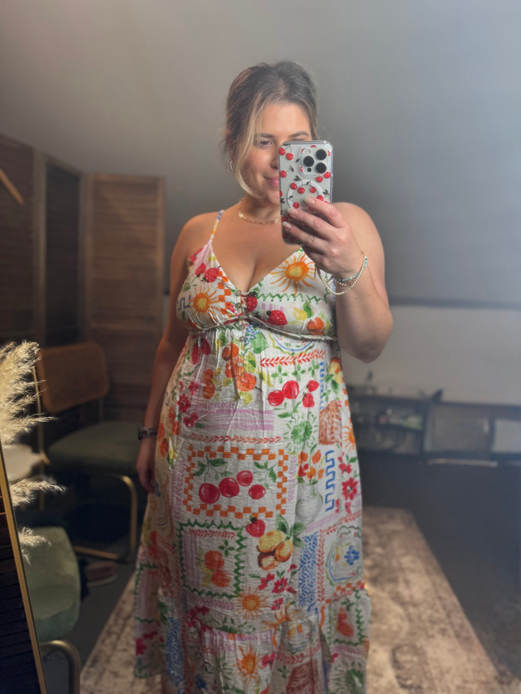 Floral slip dress