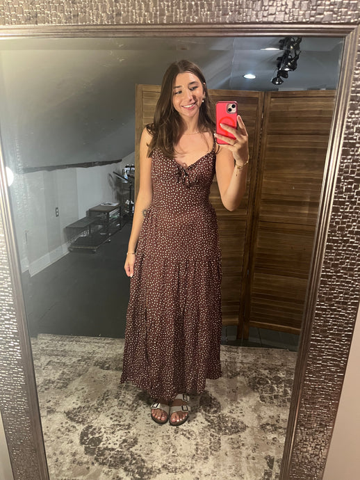 Polka Dot Maxi Dress