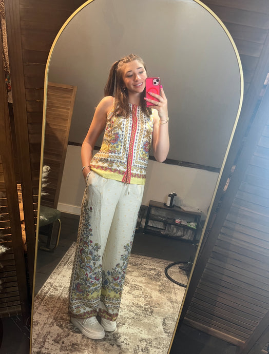 Bella wide leg pants.