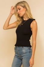 Sleeveless Frill Top