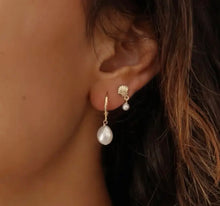 Alina Pearl Hoops