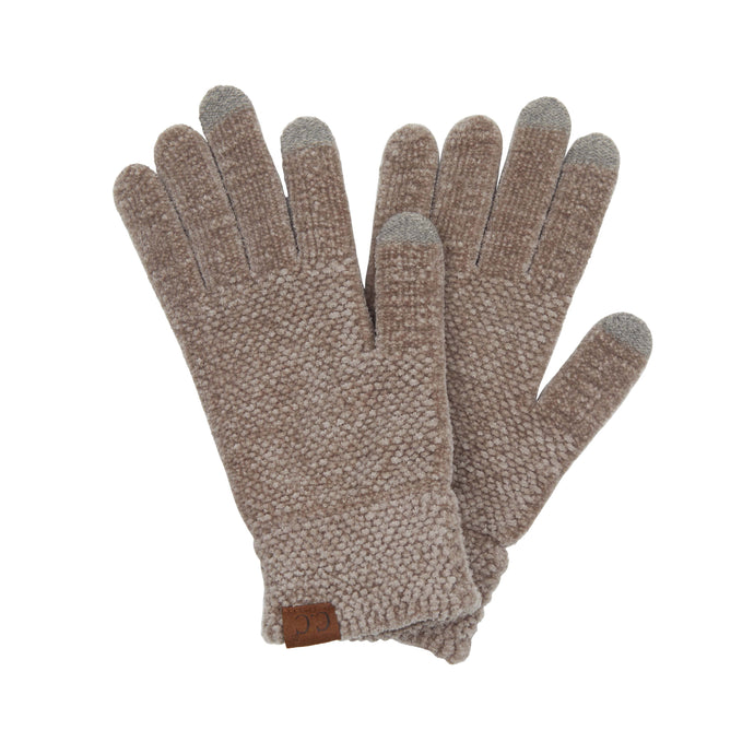 CC Chenille Glove- Taupe