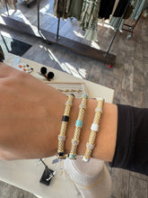 BLUE ACCENT ENAMEL BANGLE