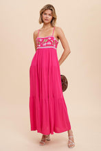 Embroidered Tired Maxi Dress