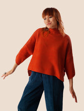 Boho Sweater- Rust