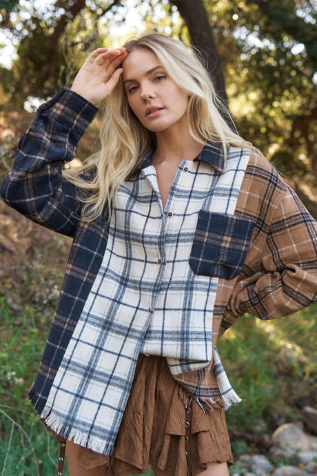 Plaid Oversize Shacket