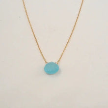 MINT GREEN STONE NECKLACE