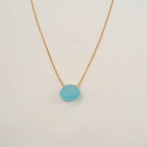 MINT GREEN STONE NECKLACE