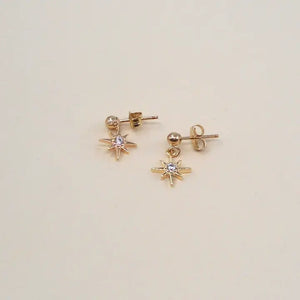 NORTH STAR POST EARRING