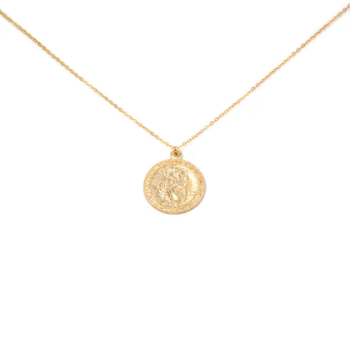 ST CHRISTOPHER MEDAL NECKLACE